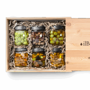 Box legno Olive miste