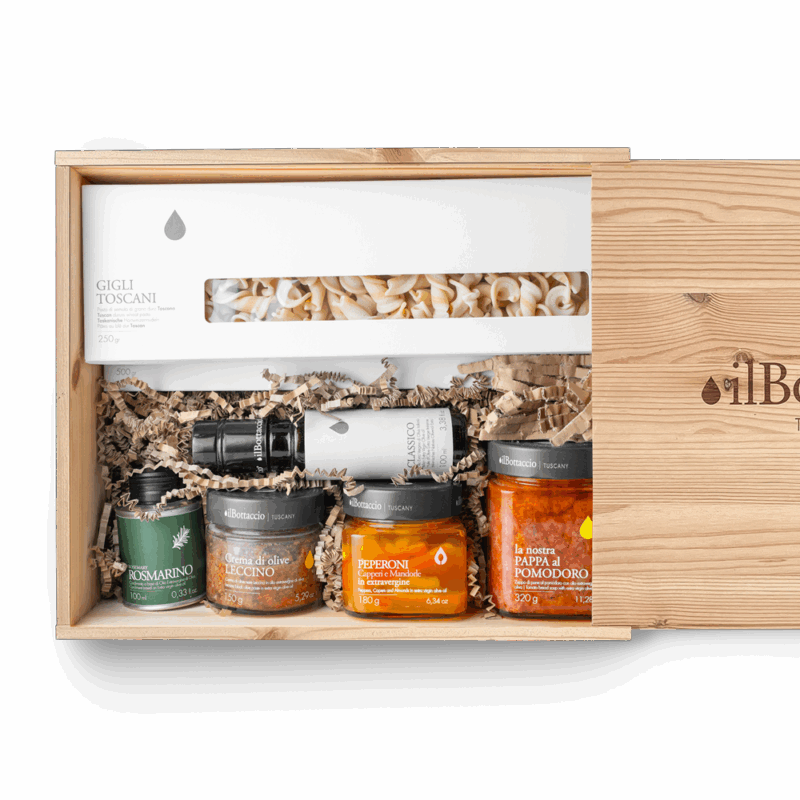 Box legno Prelibatezze Toscane