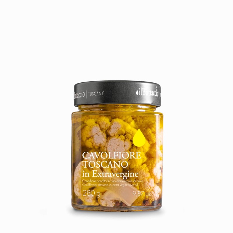 Tuscan cauliflower in Tuscan extra virgin olive oil